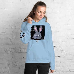 Rc-1493 Brand Lit Bunny Unisex Hoodie