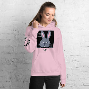 Rc-1493 Brand Lit Bunny Unisex Hoodie