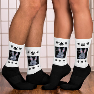 Rc-1493 Brand Live Love Sesh Line Thick Socks