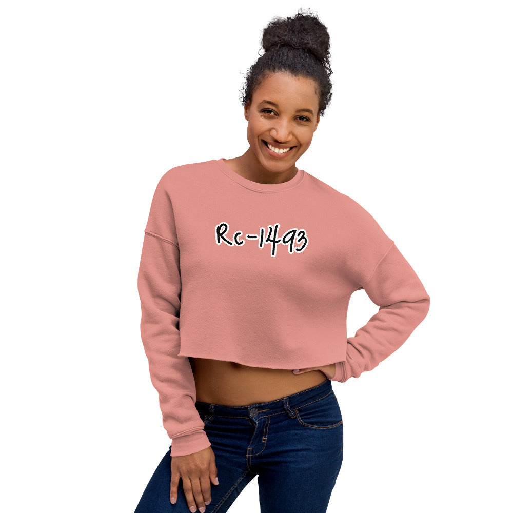 Rc-1493 Brand Crop Sweatshirt