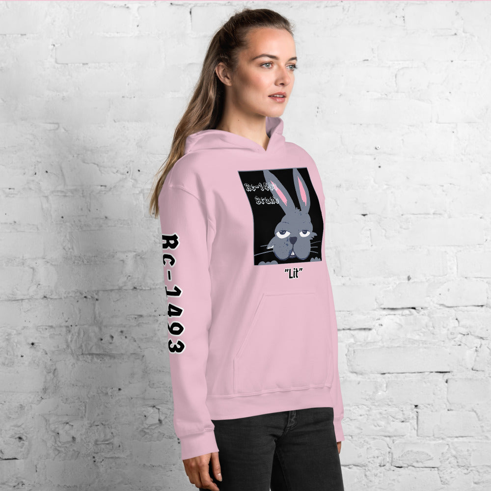 Rc-1493 Brand Lit Bunny Unisex Hoodie