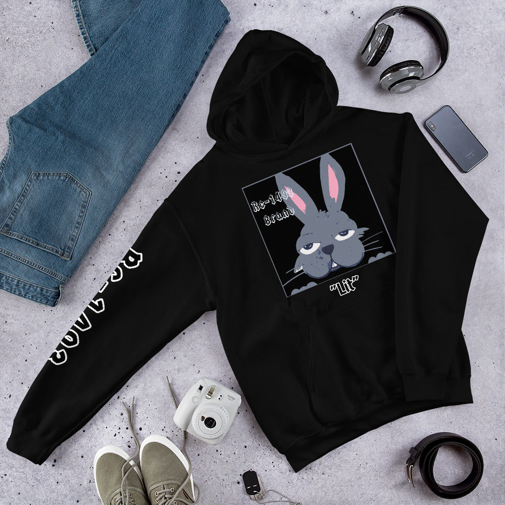 Rc-1493 Brand Lit Bunny Unisex Hoodie